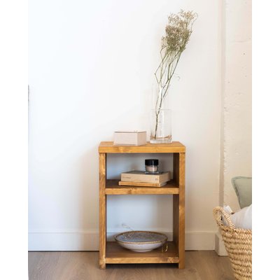 Table de chevet en bois de sapin - VERANIA HANNUN