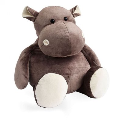 Peluche géante Hippopotame marron 120 cm HISTOIRE D'OURS
