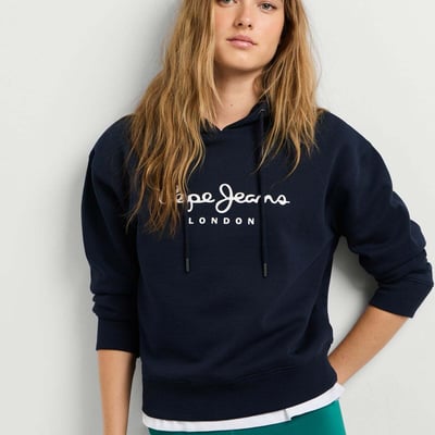 Sweat À Capuche Avec Logo PEPE JEANS