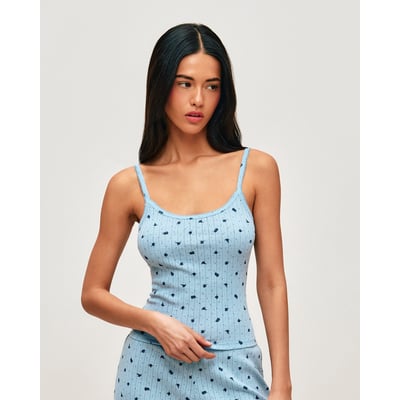Débardeur en jersey à motif fleuri ALLDAYIZ UNDIZ