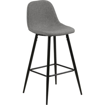 Tabouret de bar rembourré tressé ZAKOMO RECOLLECTION