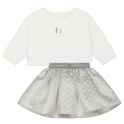 Ensemble jupon et sweat-shirt KARL LAGERFELD KIDS