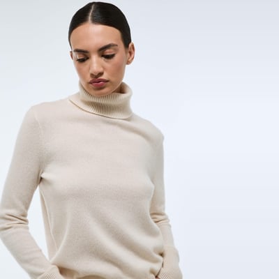 Pull col roulé en cachemire MONOPRIX