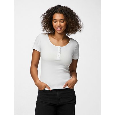 T-shirt boutonné PIECES