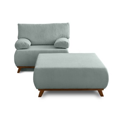 Fauteuil convertible en Velours côtelé - CRISTAL LISA DESIGN