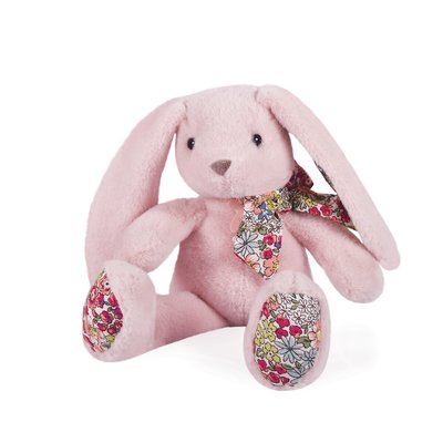 Peluche lapin rose tendre 25 cm HO3121 HISTOIRE D'OURS