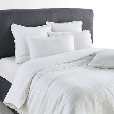 Franja Fringed Washed Linen Blend Duvet Cover AM.PM