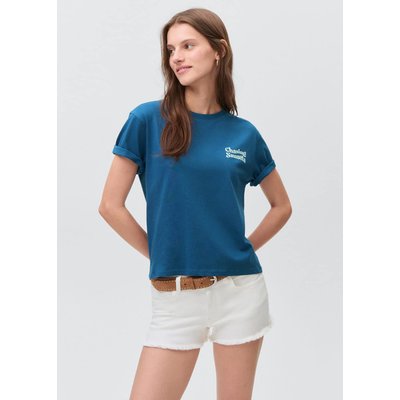 T-shirt en coton imprimé MANGO TEEN