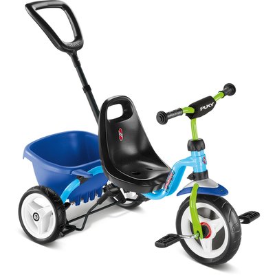 Tricycle enfant Ceety - roues confort - bleu/kiwi PUKY