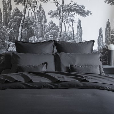 Housse de couette unie en satin de coton bio, TEOPHILE ALEXANDRE TURPAULT
