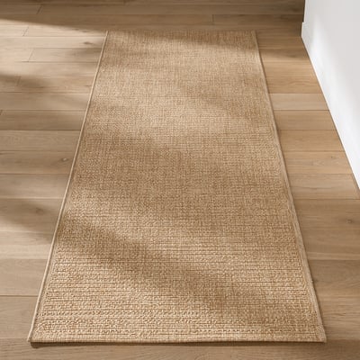 Tapis couloir effet jute intérieur extérieur, ESSENY LA REDOUTE INTERIEURS