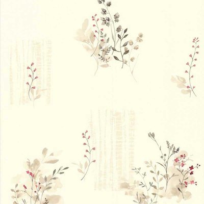 Papier peint LUTECE imprimé fleurs champêtres PARIS DE LUTECE A NOS JOURS