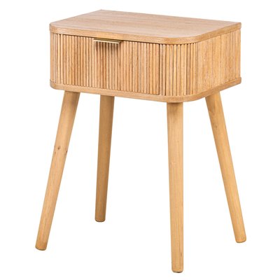 Table de chevet 1 tiroir, bois, BALI NORDLYS