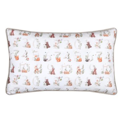 Coussin rectangulaire enfant animaux de la forêt LOVELY CASA