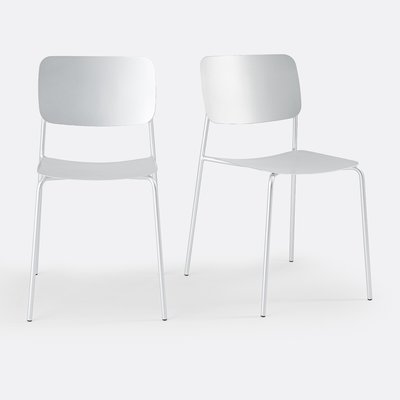 Lot de 2 chaises métal acier, Urbani LA REDOUTE INTERIEURS