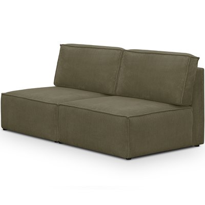 Module canapé 2 places en velours côtelé - HARPER MOD HOMIFAB