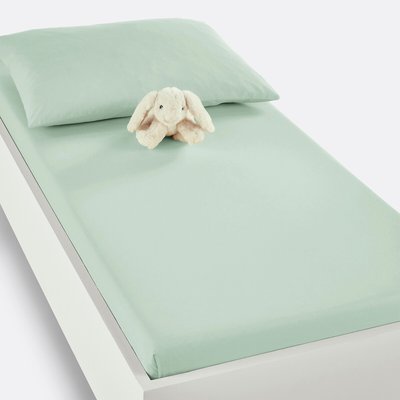 Fitted Sheet For Cot in Plain Cotton, Scenario LA REDOUTE INTERIEURS