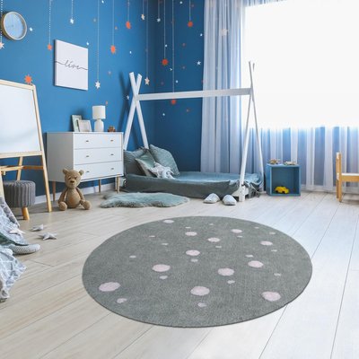 Tapis enfant fait main en coton CORONDA UN AMOUR DE TAPIS