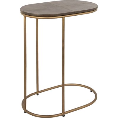 Table de canapé élégante en cuir RECOLLECTION