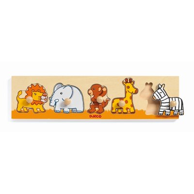 Puzzle en bois gros boutons Sava'n'co DJECO