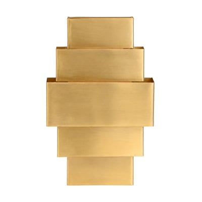 Applique murale rectangulaire en laiton -  LOJI HOME MAISON