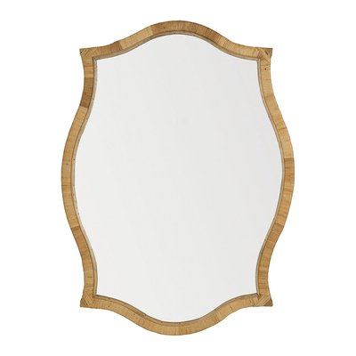Miroir rotin 91x3x121 BLANC D’IVOIRE