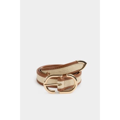Ceinture fine bicolore MORGAN