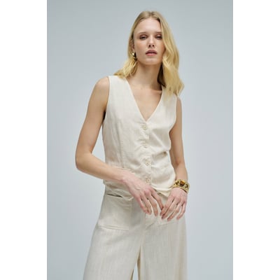 GILET EN LIN SALSA JEANS