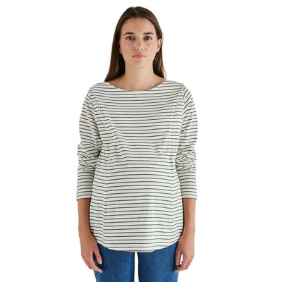 Tee-shirt marinière grossesse et allaitement manches longues VERTBAUDET