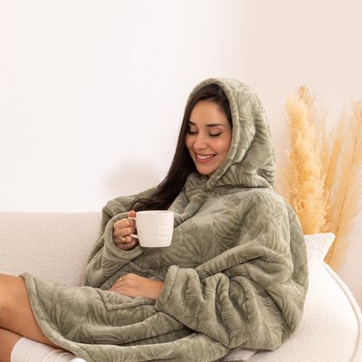 Plaid sweatshirt capuche flanelle CALEEN ATMOSPHERA