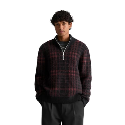 Pull à col roulé Jacquard, coupe classique en mélange de laine vierge douce MARC O’POLO DENIM