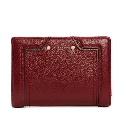 Portefeuille moyen modèle Ella en cuir grainé LE TANNEUR
