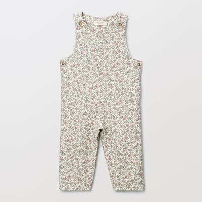 Salopette longue imprimée en coton BOUT'CHOU