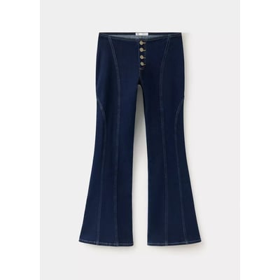 Jean taille basse coutures MANGO TEEN