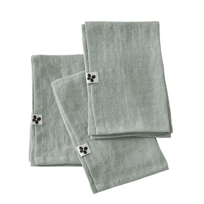3 Serviettes de table en lin Soline EDEN