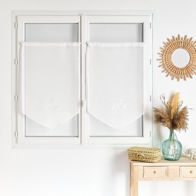 Paire de voilages brodées HOME MAISON