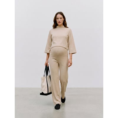 Pantalon À Jambe Large MAMA LICIOUS