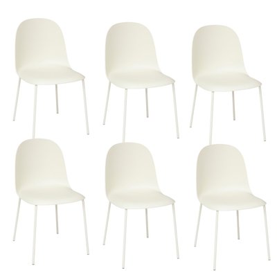 Lot de 6 chaises ASAN TOILINUX