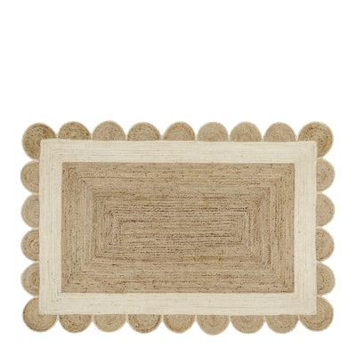 Tapis ENOLA jute BLANC D’IVOIRE