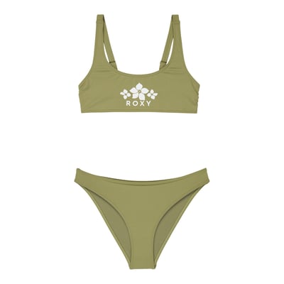 Ensemble 2 pièces bikini bralette deux pièces SOLID ACTIVE SET. ROXY