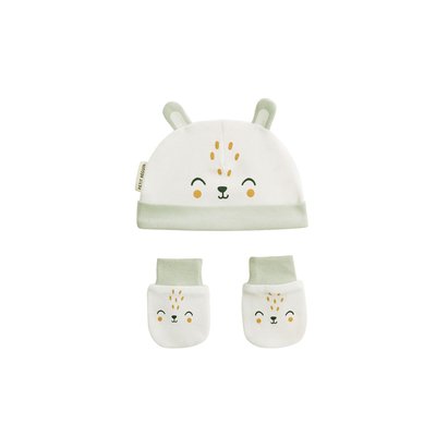 Bonnet bébé et moufles anti-griffures MON PETIT CHOU DU PÉROU PETIT BEGUIN