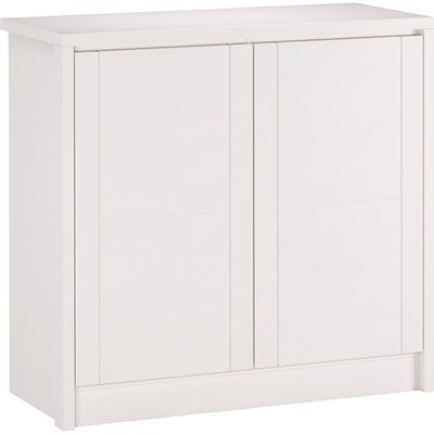 Commode blanche en hêtre Olivia Living RECOLLECTION