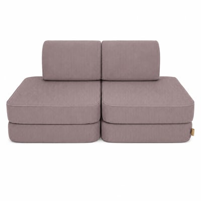 Canapé modulable velours SLIMCORDE MEOW BABY