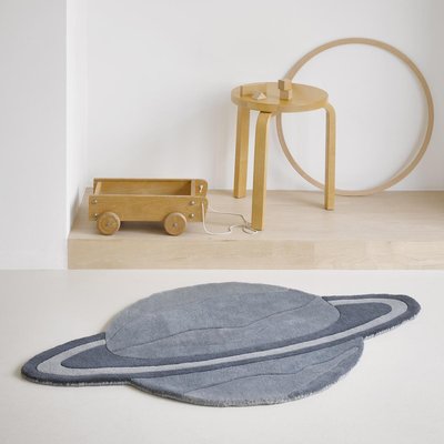 Tapis enfant fait à la main en laine DESATURN UN AMOUR DE TAPIS