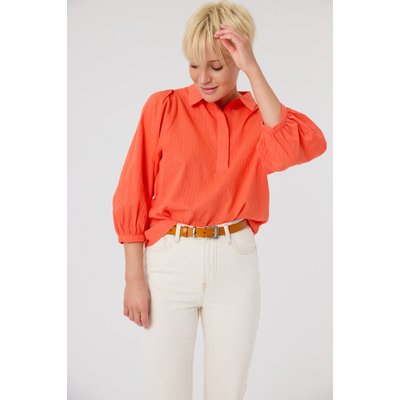 Blouse à col classique et manches bouffantes pour un style élégant JASMEEN ARTLOVE