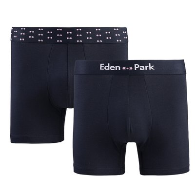 Lot de 2 boxers unis EDEN PARK