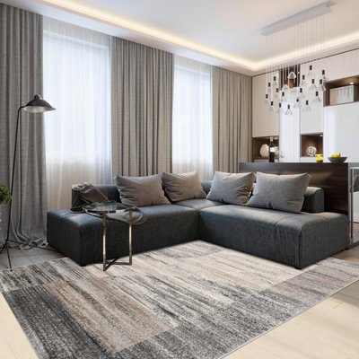 Tapis Chambre tissé motif géométrique EFAL-C UN AMOUR DE TAPIS