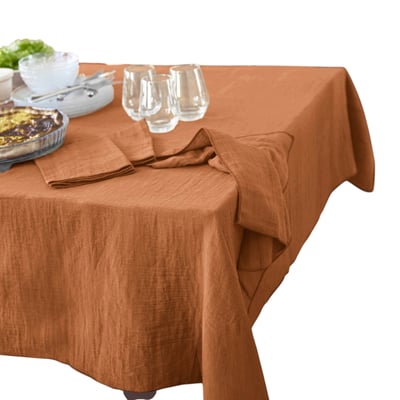 Nappe rectangle gaze de coton Gaia EDEN