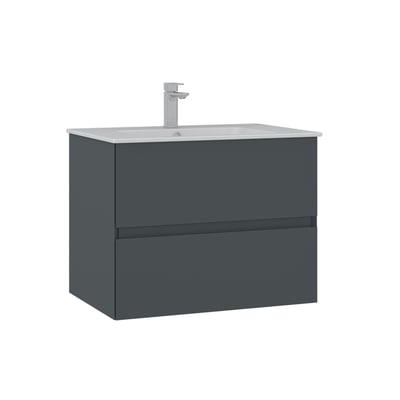 Meuble vasque suspendu 2 tiroirs 71 cm OCEA PIER IMPORT