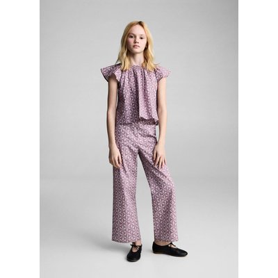 Blouse en coton imprimée MANGO KIDS